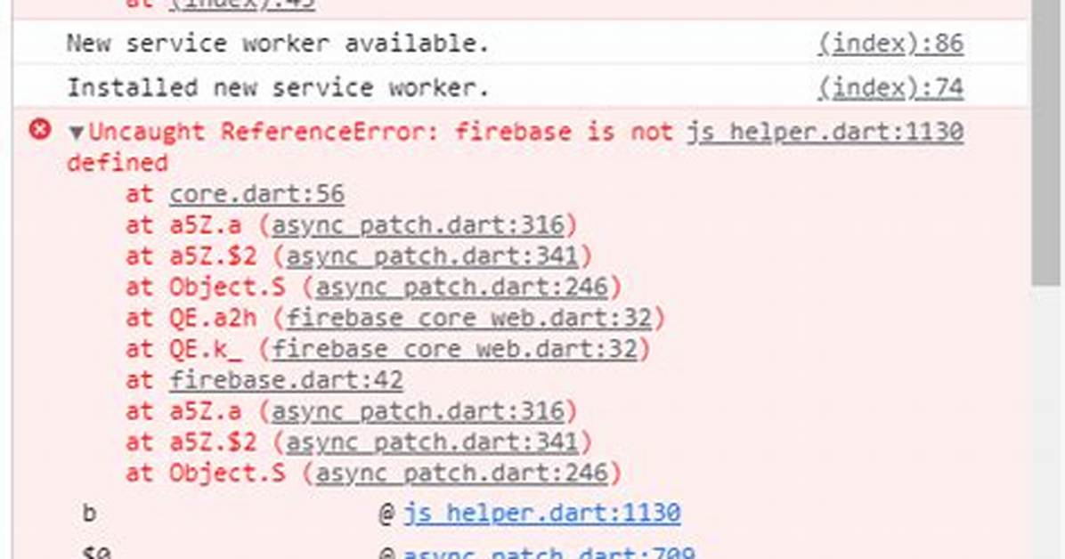 Uncaught Referenceerror: Firebase Is Not Defined