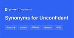 Unconfident Synonym
