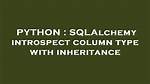 Unconsumed Column Names Sqlalchemy Python