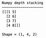 Understanding Numpy's Dstack Function
