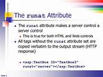 Understanding the Runat Server Attribute