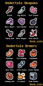 Undertale – All Healing Items
