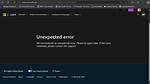 Unexpected Issue