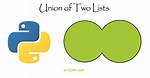Union of Two Lists in Python [Closed]