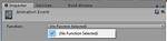 Unity Animation Event - No Function Selected