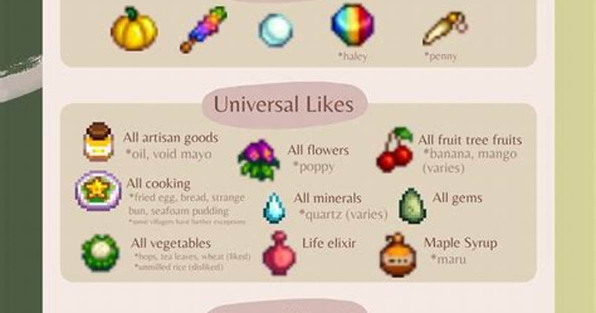 Universal Loves Stardew