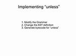 Unless Statement in Python