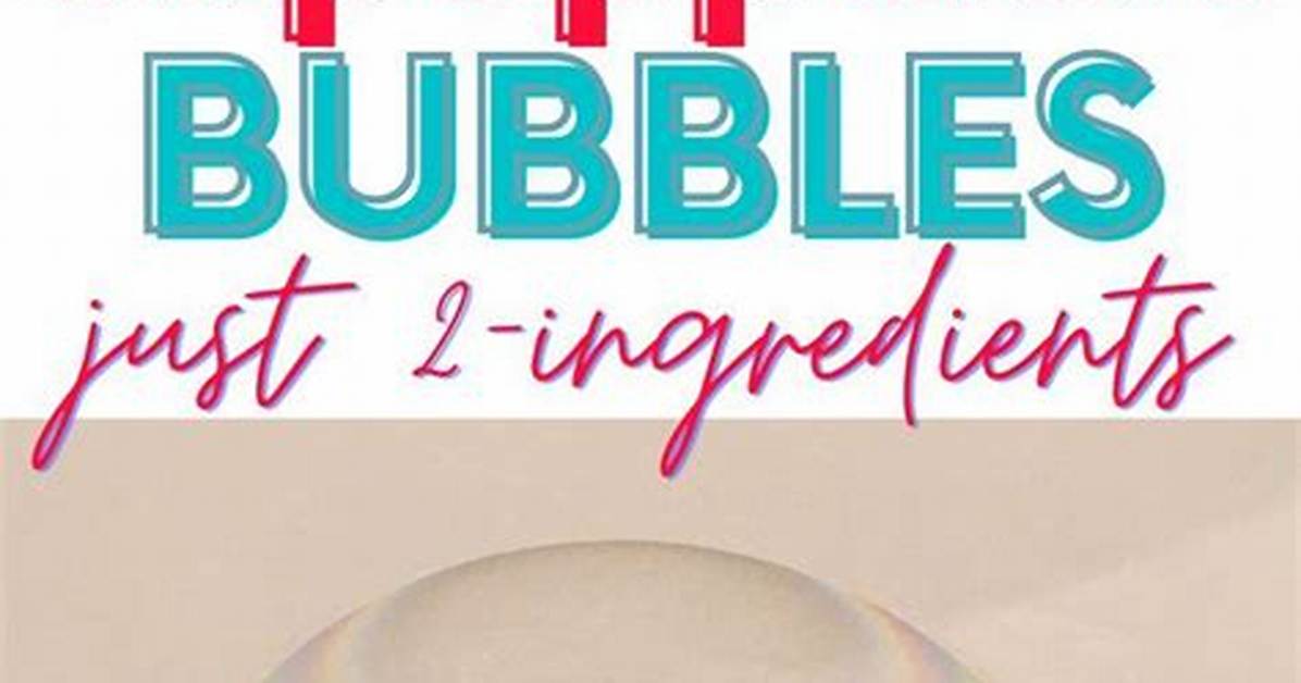 Unpoppable Bubbles