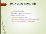 Unprocessed Like Data