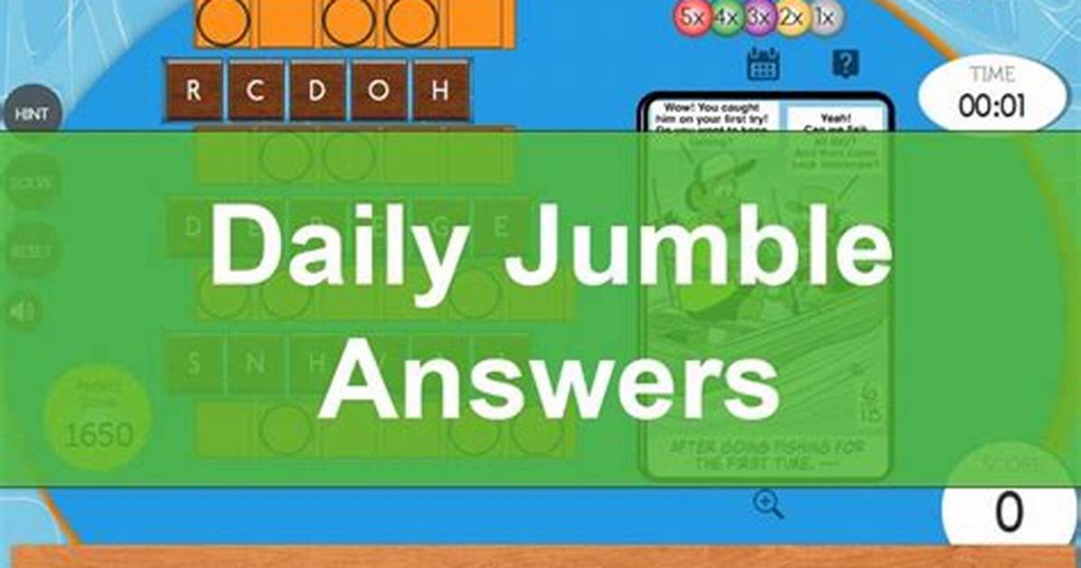Unscramble Ejyesr Jumble Word Today