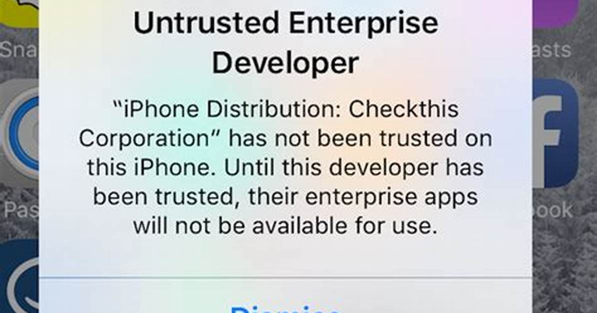 Untrusted Enterprise Developer