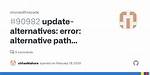 Update-Alternatives: "Alternative Path Doesn't Exist" Issue While Updating Jdk7