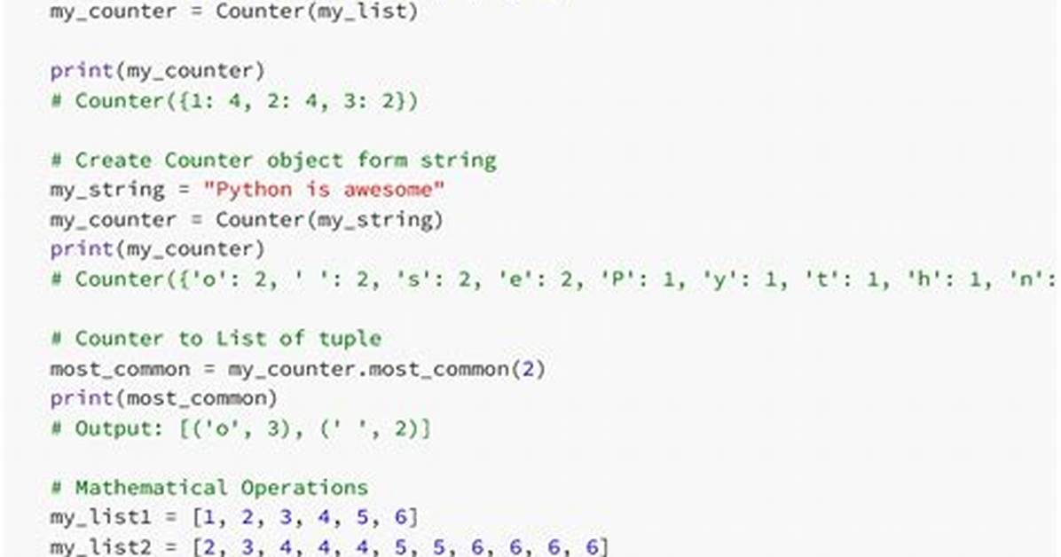 Update Counter Collection in Python with String, Not Letter