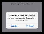 Update Manager: "A Problem Occurred When Checking for the Updates"