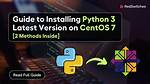 Update Python 2.7 to Latest Version of 2. X