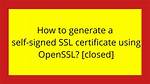 Updating Openssl [Closed]