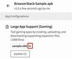 Upload Obb Files to Browserstack Real Android Devices Using App Live