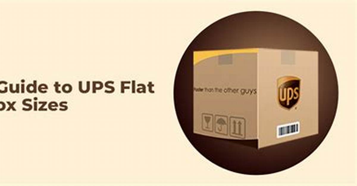 Ups Flat Rate Boxes