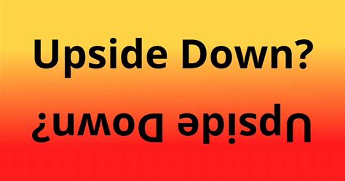 Upside Down Words