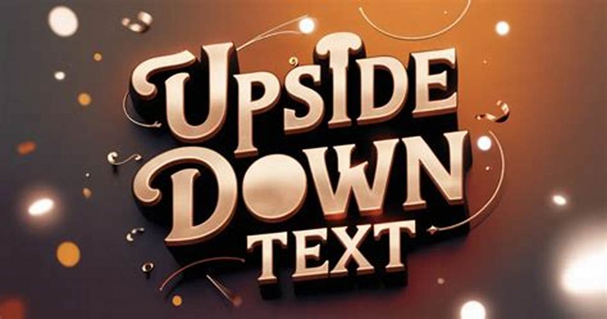 Upsidedown Text