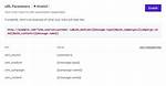 Url. Action Parameters?