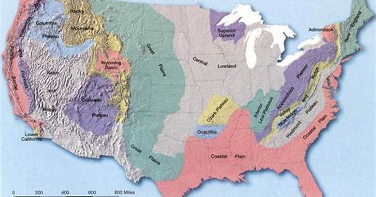 Us Landforms