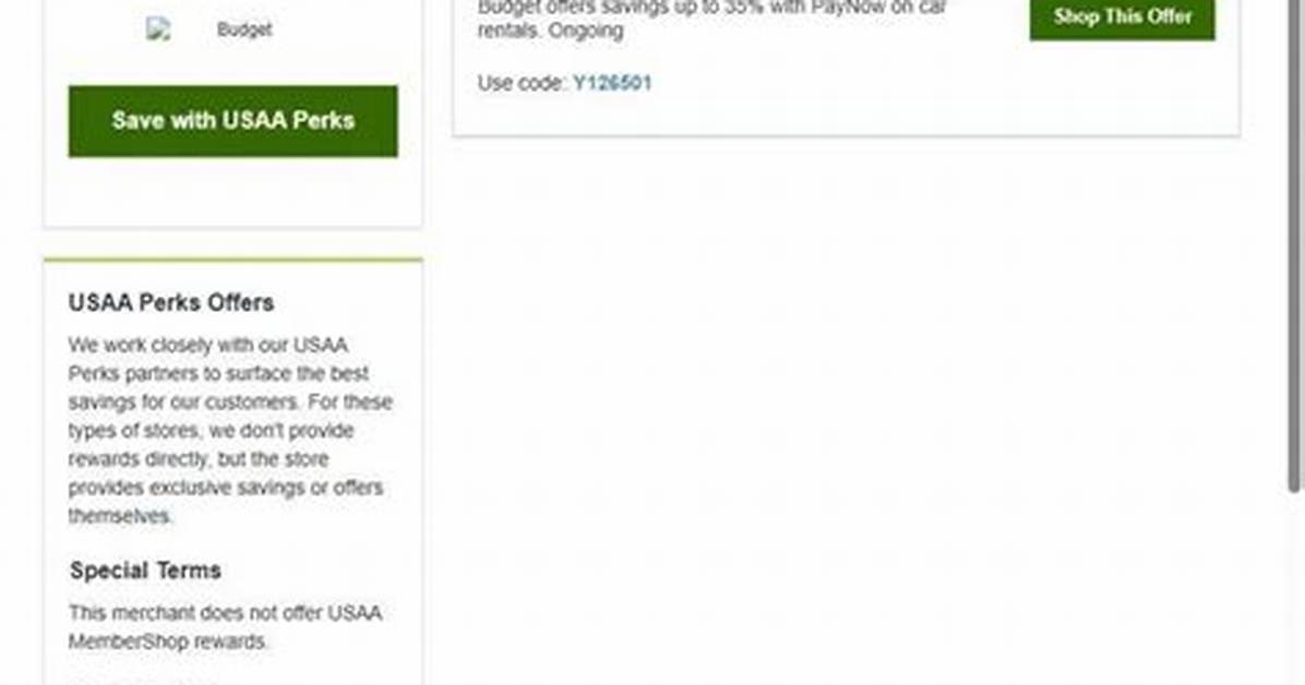 Usaa Avis Discount Code