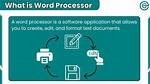 Use a Word Processor