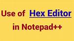 Use Notepad++ as Hex-Editor