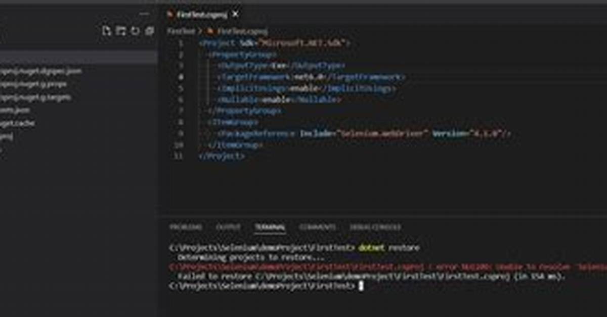 Use Selenium with C