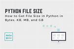 Use Size in Python