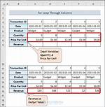 Use Variables Inside If and for Loop