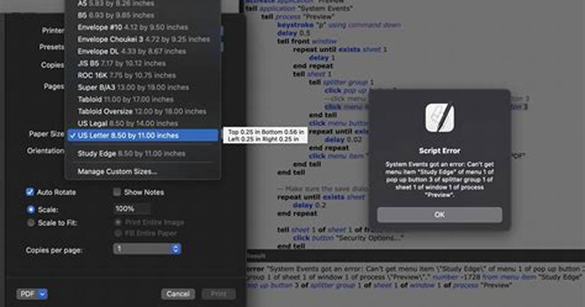 Using Applescript to Select Dropdown Menu Item Containing String
