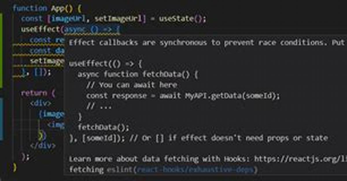 Using Async/Await Inside a React Functional Component