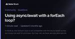 Using Async/Await with a forEach Loop