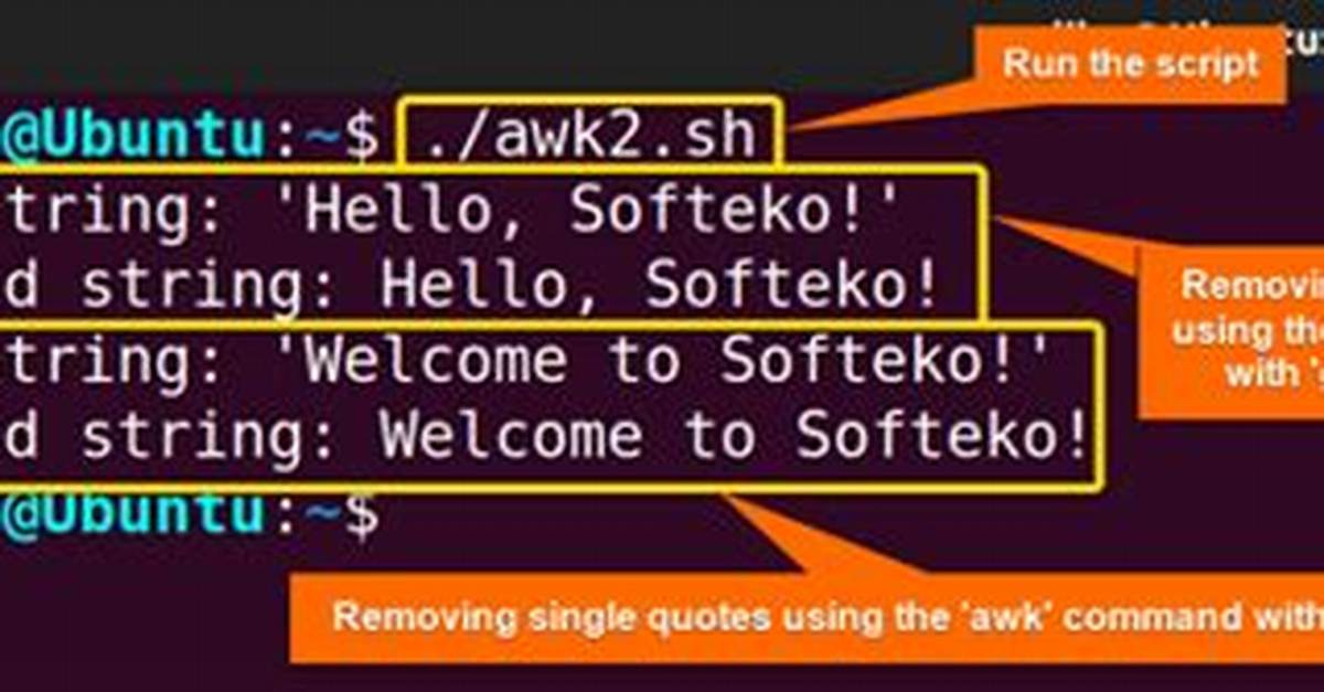 Using Awk with Single Quote in a Shell Script Will Output Error [Duplicate]