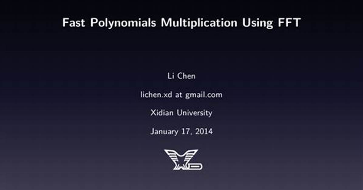Using Fft to Efficiently Multiply Multiple Polynomials Modulo N