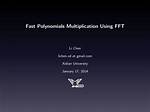 Using Fft to Efficiently Multiply Multiple Polynomials Modulo N