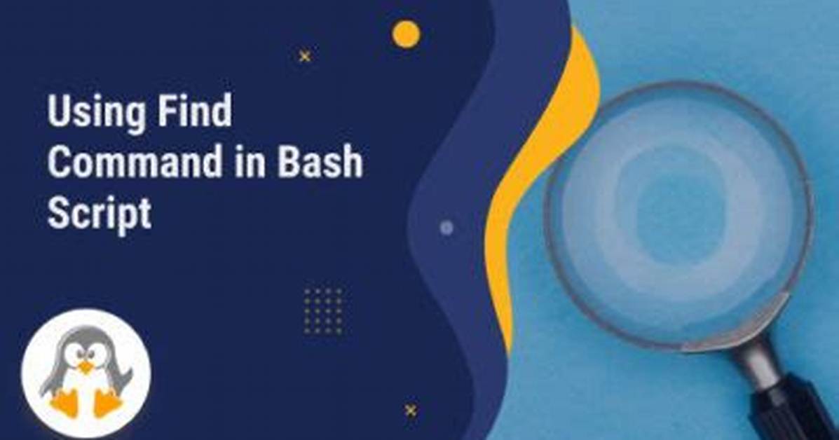 Using Find Command in Bash Script