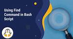 Using Find Command in Bash Script