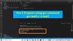 Using Gcc to Compile C Code