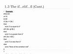 Using If Elif Fi in Shell Scripts [Duplicate]