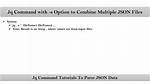 Using Jq to Parse and Display Multiple Fields in a Json Serially