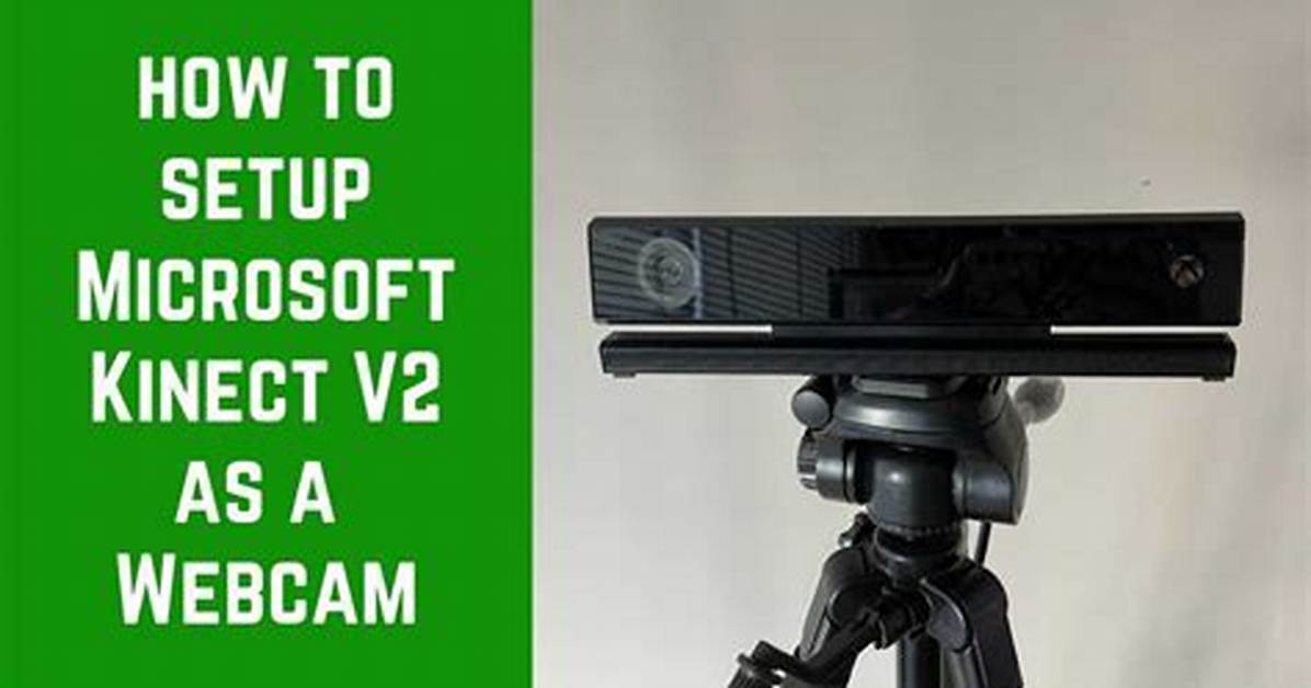 Using Kinect V1 as Webcam in Python