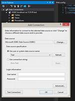 Using Odbc for Entity Framework Connection