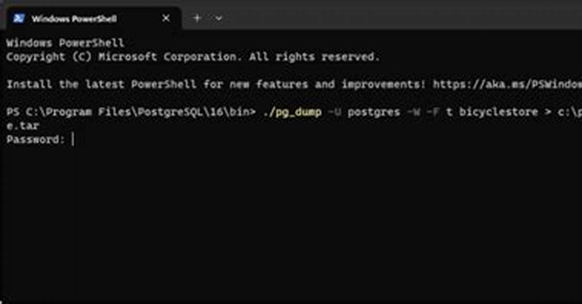 Using Pg_Dump to Only Get Insert Statements from One Table Within Database