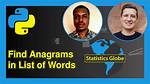 Using Python, Find Anagrams for a List of Words