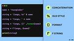 Using Python String Formatting with Lists