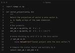 Using Python to Calculate Vector Projection