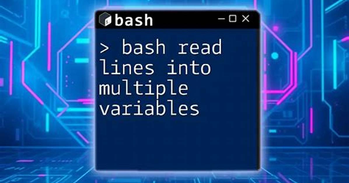 Using Read to Capture Multiple Variables from a Command's Output